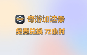 奇游加速器兑换码-高玩聚集地
